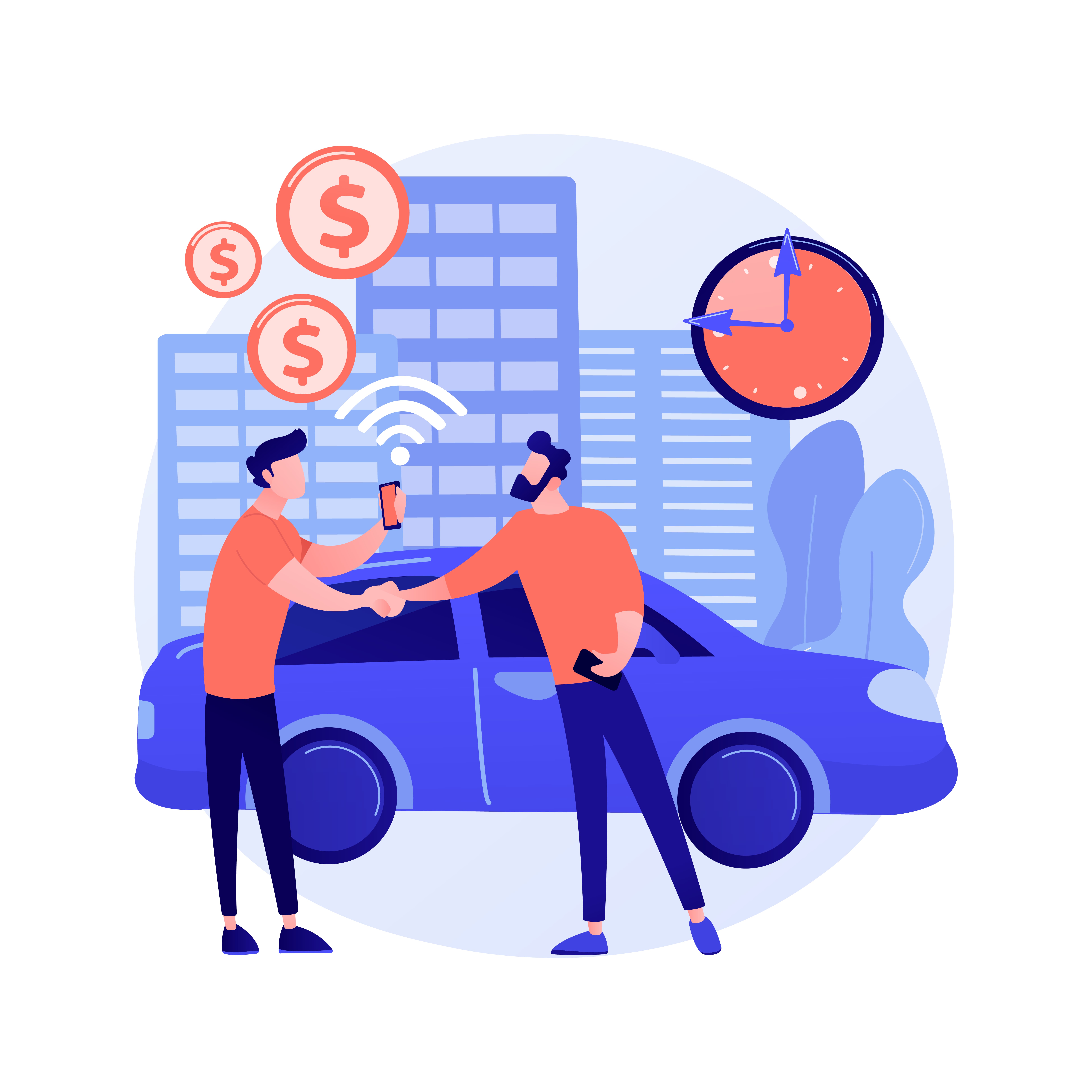 Vehicle Sourcing Illustration