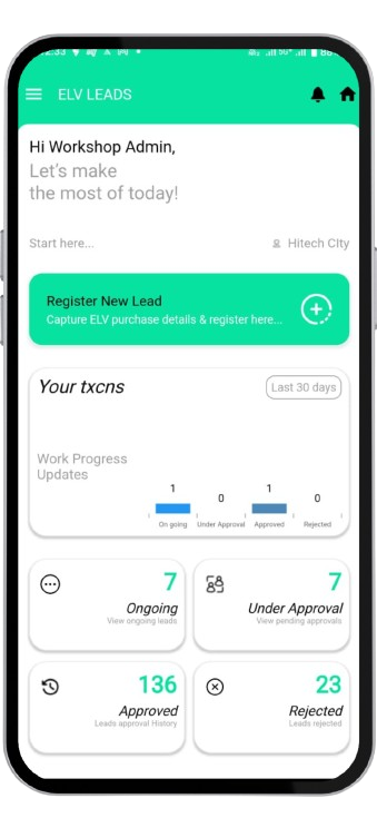 ScrapOn mobile screen